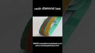 Resin diamond polishing belt for thermal spray coating [upl. by Dotti57]