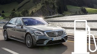 MercedesBenz S Class S 560 V8 4Matic  fuel consumption city 90 120 140 kmh  1001cars [upl. by Fauch648]