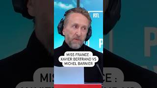 Election Miss France  Xavier Bertrand face à Michel Barnier 🤣 [upl. by Iarised]