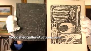 Identifying Prints How To Recognize Woodcuts  Linocuts [upl. by Jarietta965]