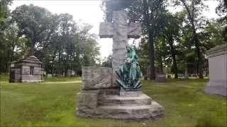 Woodlawn Cemetery Detroit MI HD 23 min [upl. by Eimiaj617]