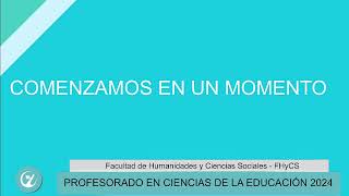 PROFESORADO EN CIENCIAS DE LA EDUCACIÓN 2024 12 DE NOVIEMBRE [upl. by Atul]