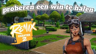 PROBEREN EEN WIN TE HALEN IN FORTNITE 2 REMIX echt onmogelijk [upl. by Yadroc]