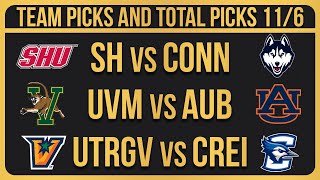 College Basketball Picks amp Predictions Today 11624  NCAAB Picks Today [upl. by Ithnan]