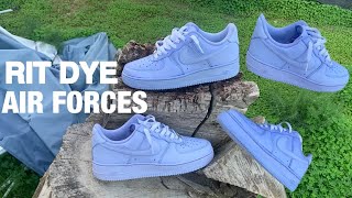 How To Rit Dye AF1‼️  SUPER EASY [upl. by Allehs]