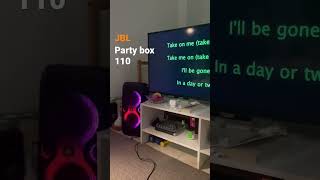 JBL party box 110 sound test [upl. by Orecul610]