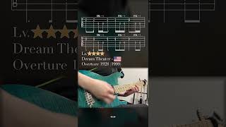 Dream Theater Overture 1928  GuitarTAB guitarcover guitartab dreamtheater overture1928 [upl. by Nnylyram]