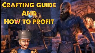 ESO Gold Method Explained Crafting Includes Enchanting provisioning Alchemy and all main crafts [upl. by Abott]