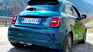 Fiat 500e Electric 118HP 42kW Battery  Acceleration 0100kmh [upl. by Blasien579]