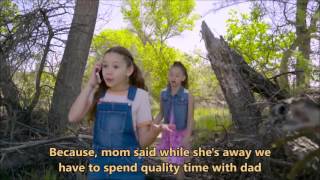 Haschak sister Daddy say No lyrics on video [upl. by Irvin]