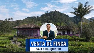 VENTA DE FINCA EN SALENTO QUINDIO COLOMBIA [upl. by Tullius854]