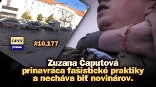 Zuzana Čaputová prinavráca fašistické praktiky a necháva biť novinárov upútavka 10177 [upl. by Rasure]