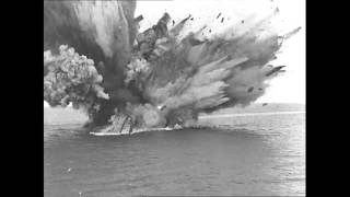 HMS Barham Explosion SloMo [upl. by Meuser]