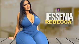 Jessenia Rebecca Colombian Curvy Model  Instagram Star  Bio amp Info [upl. by Yuh198]