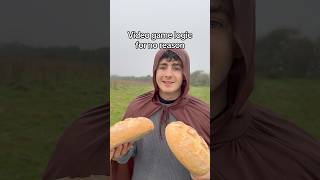 Video game logic for no reason 😂🔥 comedy videogames skyrim eldenring [upl. by Dilaw]