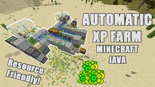 EASY Automatic XP Farm  XP Bank Resource Friendly Minecraft Java 114  115 [upl. by Meensat]