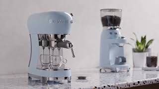 Smeg Espresso Coffee Machine ECF02 [upl. by Ohce]