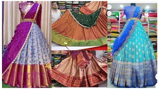 Rs1500 Silk Half Saree Lehenga Sowcarpet Half sarees [upl. by Terraj]