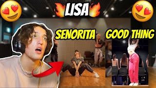 South African Reacts To LISA  SENORITA  GOOD THING DANCE PRACTICE   OH amp [upl. by Yrffej]