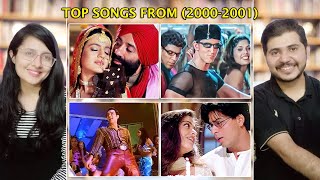 Pakistani Couple Reacts To Top Songs of Bollywood 2000  2001 [upl. by Ahsrat]