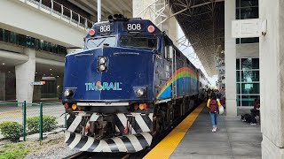 4K – Full Ride – South Floridas TriRail – Northbound – Miami Airport – Mangonia Park [upl. by Ennaira]