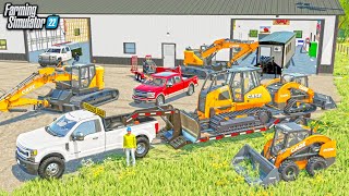 I STARTED A 1000000 CONSTRUCTION COMPANY ALL NEW EQUIPMENT [upl. by Notna]