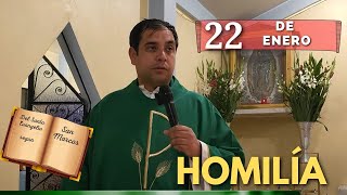 EVANGELIO DE HOY lunes 22 de Enero del 2024  Padre Arturo Cornejo [upl. by Nemlaz]