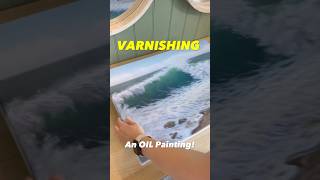 Varnishing an epic crashing wave 🌊 satisfying [upl. by Nuhsyar]