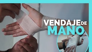 ✅Como HACER un VENDAJE DE MANO  TUTORIAL  ENFERMERIA [upl. by Samala]