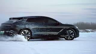 Denza Z9 GT electric wagon havign fun on snow in China [upl. by Light]