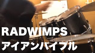 RADWIMPS アイアンバイブル 叩いてみた [upl. by Ahsuatan395]