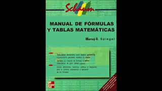 Manual de Formulas y Tablas Matematicas  Schaum [upl. by Ainival850]