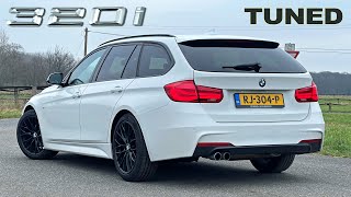 BMW 320i F31 Touring  REVIEW on Autobahn [upl. by Oshinski239]