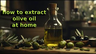 DIY How to Make Extra Virgin Olive Oil at Home  Using Household Equipment [upl. by Twyla630]