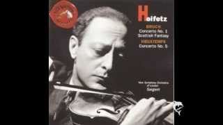 Bruch  Heifetz  SCOTTISH FANTASY 4 SATZ [upl. by Jana684]