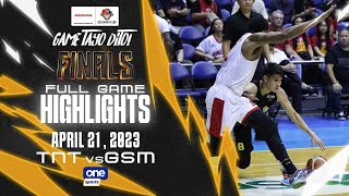 TNT vs Brgy Ginebra Finals G6 highlights  Honda S47 PBA Governors Cup  Apr 21 2023 [upl. by Barnabe]