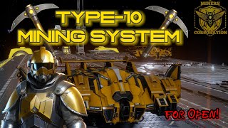 OPEN MINER  Mining System Type10 Buildguide with Torval Lances THE PALADIN of Elite Dangerous [upl. by Pedro]