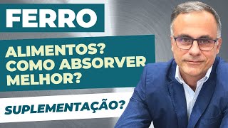 FERRO  COMO REPOR Alimentos Suplementação [upl. by Lleze]