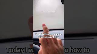 How to quickly solve the fogging of car glasscar [upl. by Einnod904]