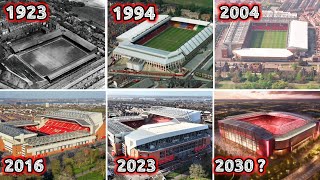 BEST IN THE WORLD The Evolution of Anfield Stadium From 1923 Until 2023 Home of Liverpool FC [upl. by Yretsym961]