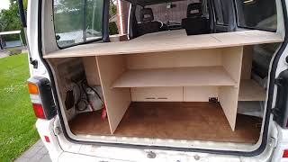 Mitsubishi L300 Camper Van very quick roomtour [upl. by Niltiak188]