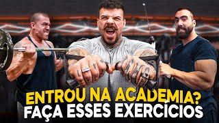 10 EXERCÍCIOS QUE TODO INICIANTE PRECISA FAZER NA ACADEMIA ​⁠LeandroTwin 4FitClub [upl. by Ayotel533]