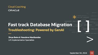 Cloud Coaching  Fast track Database Migration [upl. by Yessac]