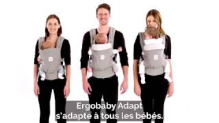 Comment adapter le portebébé ADAPT dERGOBABY [upl. by Nadia]