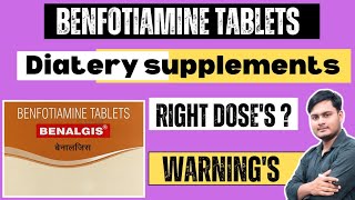 Benfotiamine tablet uses in hindi  Thiamine hydrochloride tablets  Benalgis tablet 100 mg [upl. by Cathy]