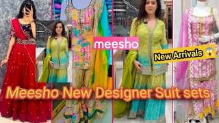 Meesho New Arrival Designer suits  Meesho Affordable Lehengakurta Sets🌹Meesho lehenga🌹Meesho haul [upl. by Richard]