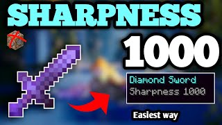 How To Get A Sharpness 1000 Sword In Minecraft 119 2023 [upl. by Sauls]