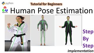 Human Pose Estimation using opencv  python  OpenPose  stepwise implementation for beginners [upl. by Aynam]