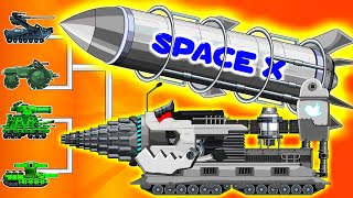 SpaceX Falcon Heavy Elon Musk vs GI JOE2 RETALIATION  Arena Tank Cartoon [upl. by Reinwald]