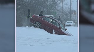 Crashes snarl surface streets across Middle TN [upl. by Pasia]